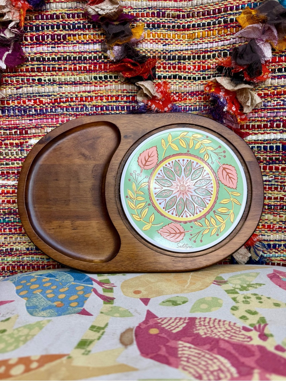 Antique Himark Cheese Board Saltina EUC